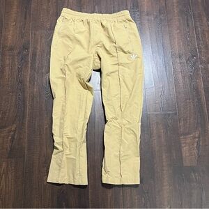 ADIDAS Originals Gender Neutral Beige Pintuck Pants Size M Unisex